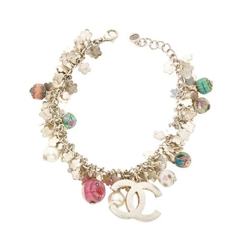 chanel flower bracelet|authentic chanel charm bracelets.